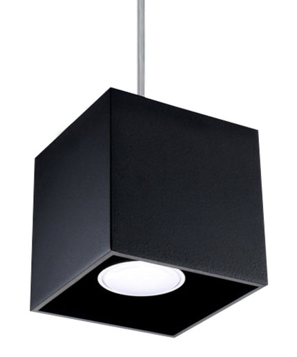 Pakabinamas šviestuvas QUAD 1 juodas