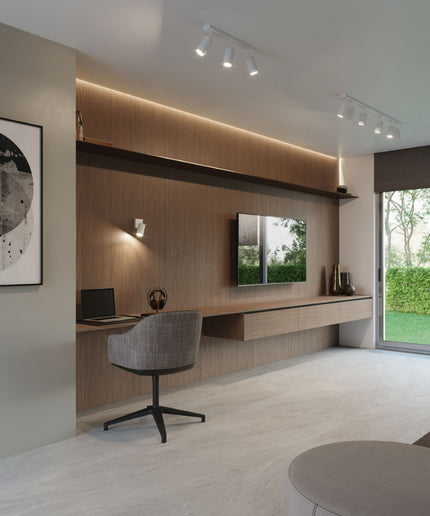 Lubinis šviestuvas RING 4 baltas