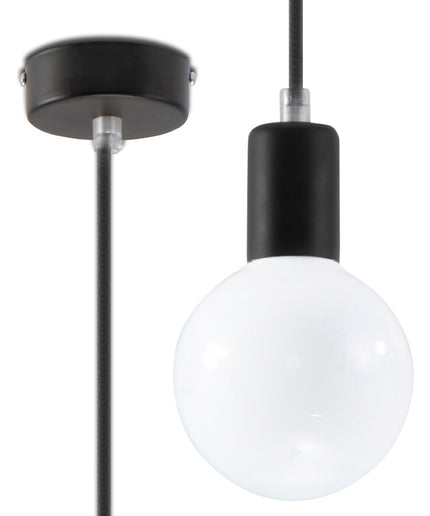 Pakabinamas šviestuvas EDISON juodas