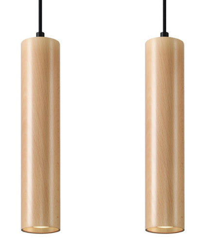 Pakabinamas šviestuvas LINO 2 wood