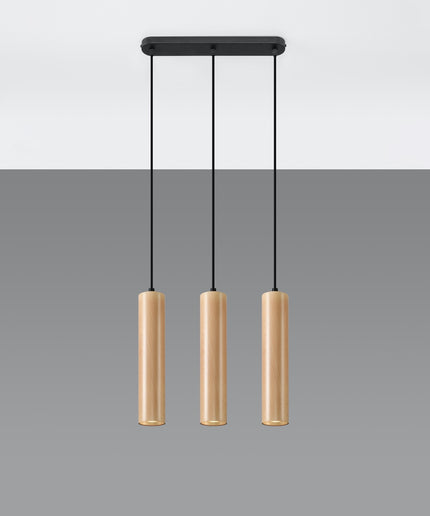 Pakabinamas šviestuvas LINO 3 wood