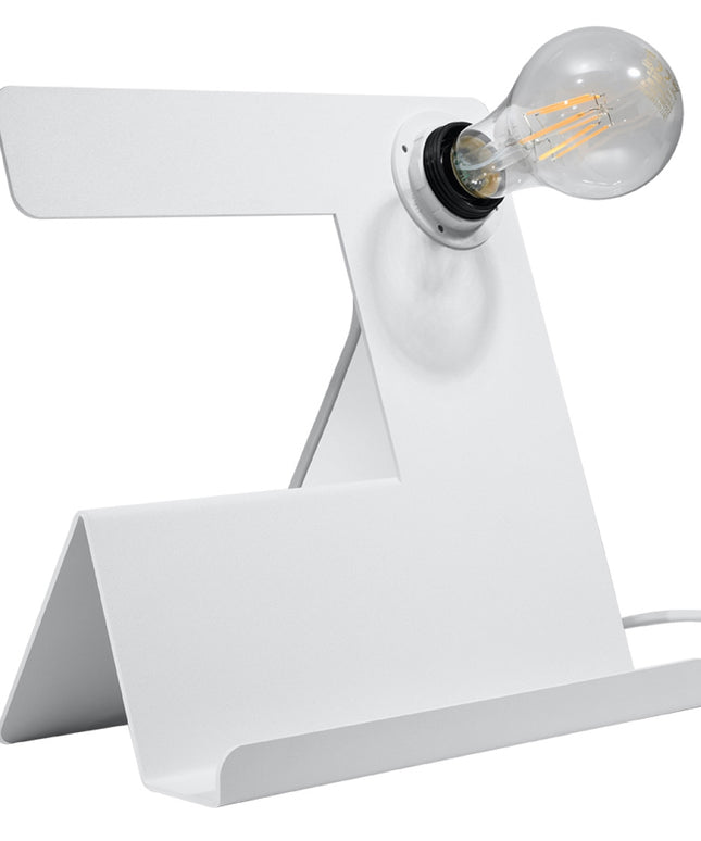Stalo lempa INCLINE balta