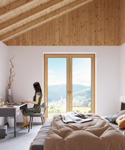 Stalo lempa INCLINE balta