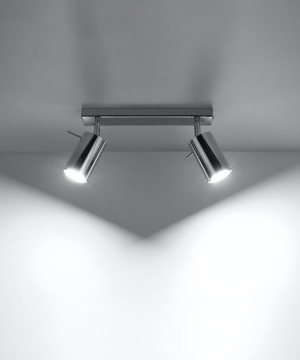 Lubinis šviestuvas RING 2 chromas