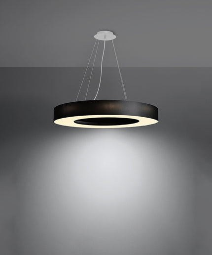 Šviestuvas SATURNO SLIM 70 juodas