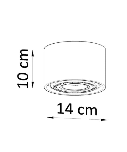 Plafond BASIC 1 natūrali mediena