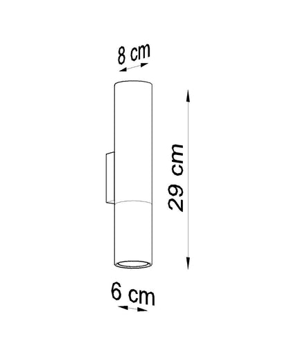 Sieninis šviestuvas LOOPEZ juodas/varis