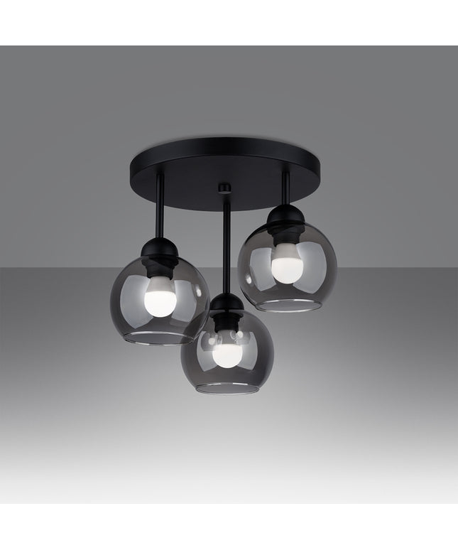 Šviestuvas ALINO 3 juodas