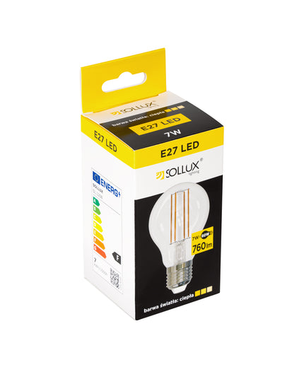 LED lemputė E27 3000K 7W 760lm