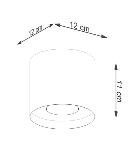 Lubinis šviestuvas MIKA aukso spalvos