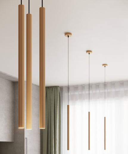Pakabinamas šviestuvas ARCHE 1 aukso spalvos