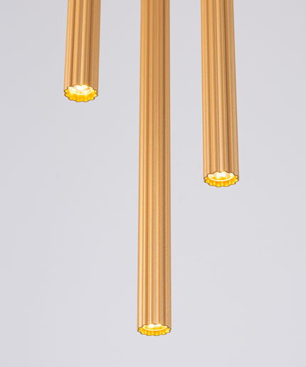 Pakabinamas šviestuvas ARCHE 3P auksinis