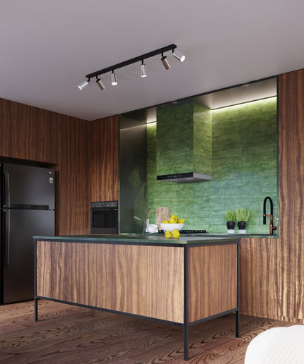 Lubinis šviestuvas WINX 6L juodas/chromas