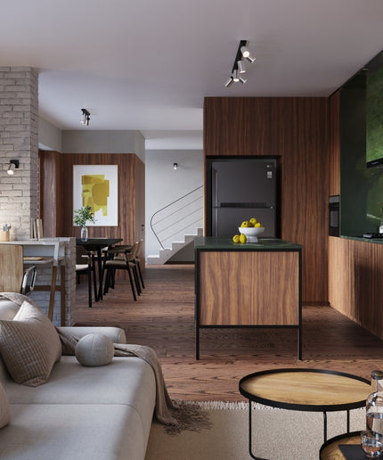 Lubinis šviestuvas WINX 6L juodas/chromas