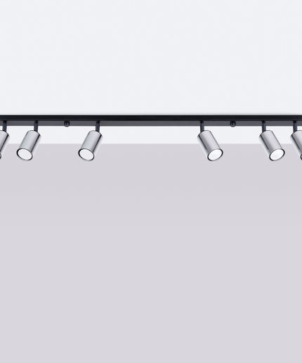 Lubinis šviestuvas WINX 6L juodas/chromas