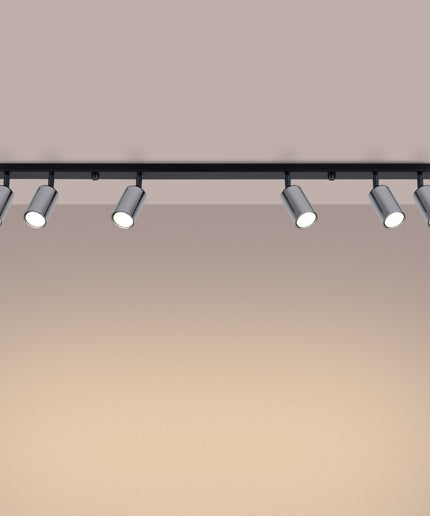 Lubinis šviestuvas WINX 6L juodas/chromas