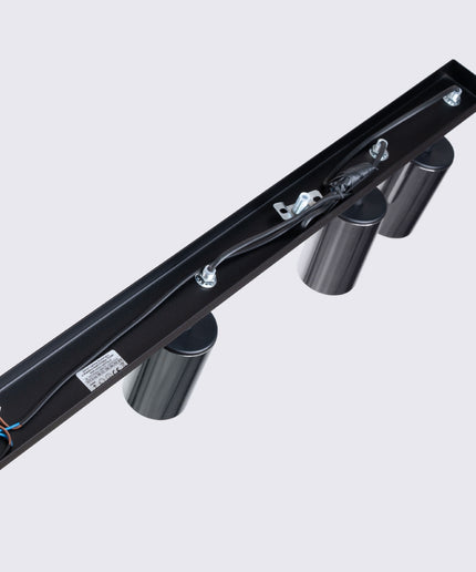 Lubinis šviestuvas WINX 6L juodas/chromas