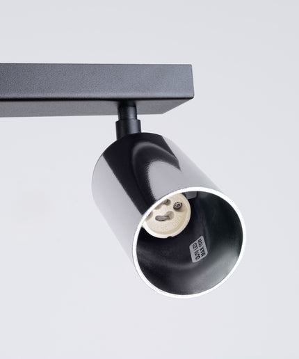 Lubinis šviestuvas WINX 6L juodas/chromas