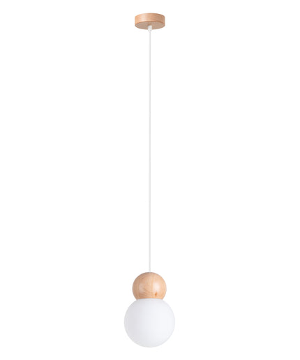 Lempos pakabukas PEKKA 1 blanc/bois naturel