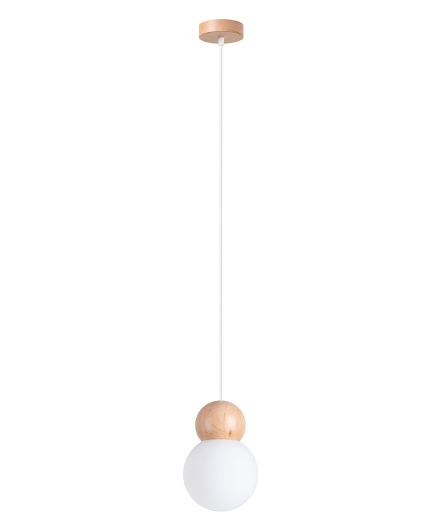 Lempos pakabukas PEKKA 1 blanc/bois naturel