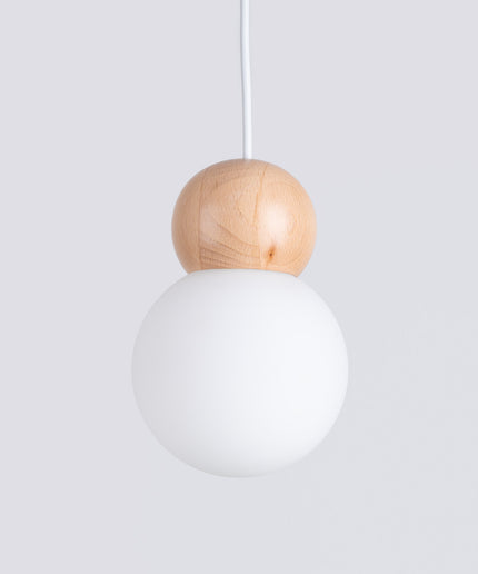 Lempos pakabukas PEKKA 1 blanc/bois naturel