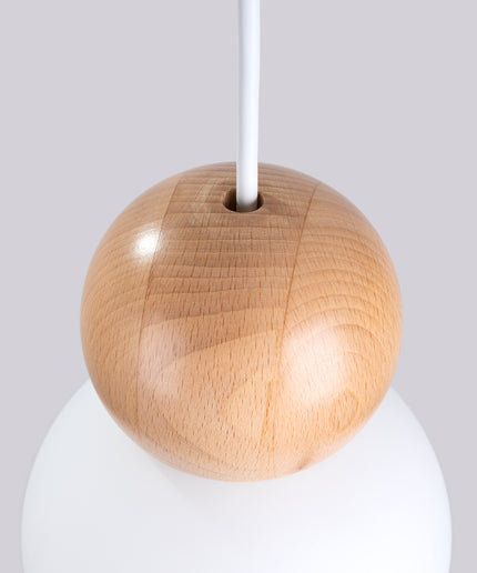 Lempos pakabukas PEKKA 1 blanc/bois naturel