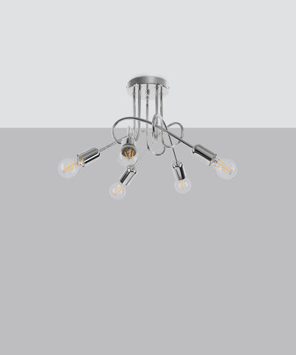 Šviestuvas LOOP 5 chromas