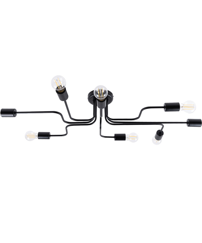 Šviestuvas VECTOR 8 juodas