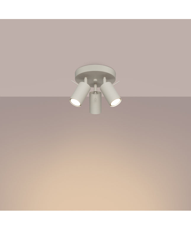 Lubinis šviestuvas RING 3P beige