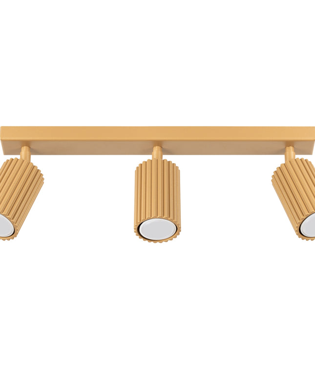 Lubinis šviestuvas KARBON 3L auksinis