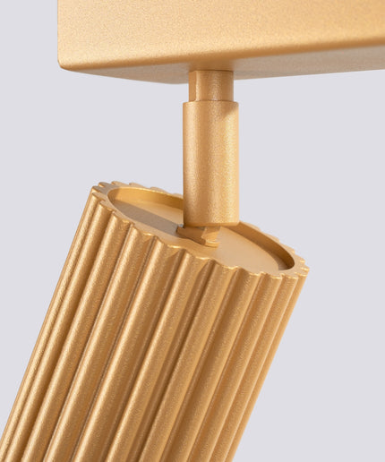 Lubinis šviestuvas KARBON 3L auksinis