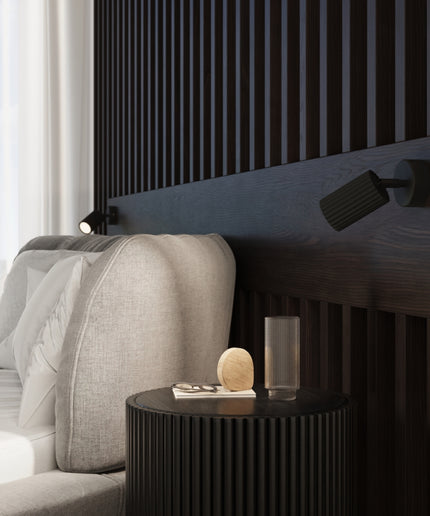 Lubinis šviestuvas KARBON 4 juodas