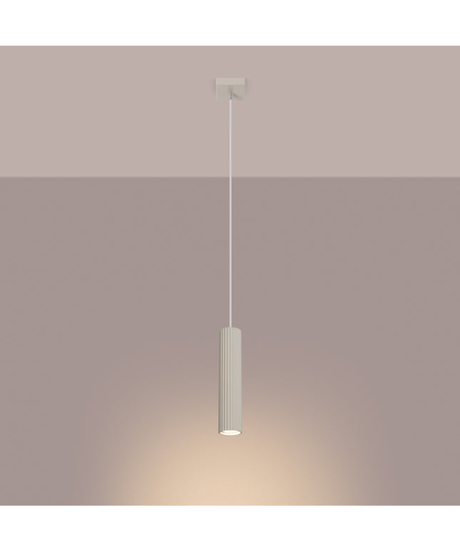 Pakabinamas šviestuvas KARBON 1 beige