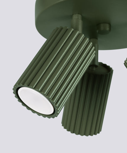 Lubinis šviestuvas KARBON 3P alyvuogių žalios spalvos