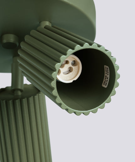 Lubinis šviestuvas KARBON 3P alyvuogių žalios spalvos