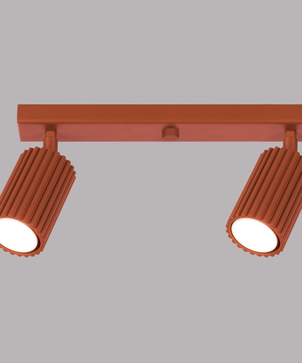 Lubinis šviestuvas KARBON 4L raudona ochra