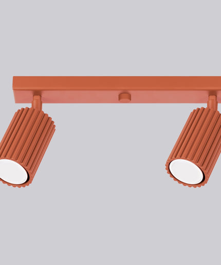 Lubinis šviestuvas KARBON 4L raudona ochra