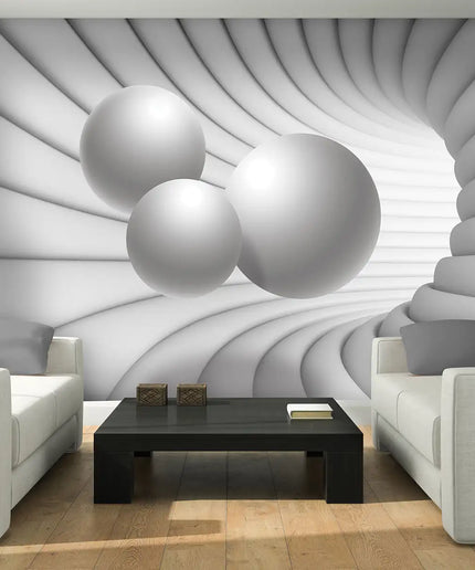 3D tapetas, rutuliai - 10141VE