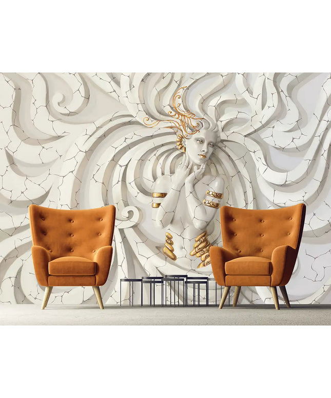 3D tapetas, tapyta moteris - 10211VEKW