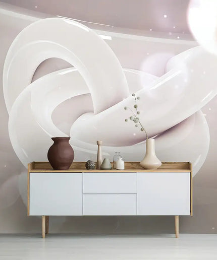 3D tapetas, pastelinė spiralė - 12552VEKW