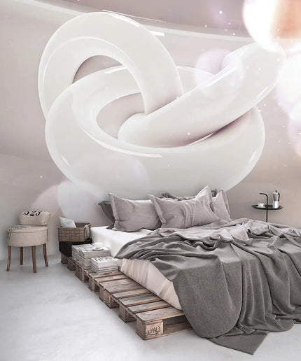 3D tapetas, pastelinė spiralė - 12552VEKW