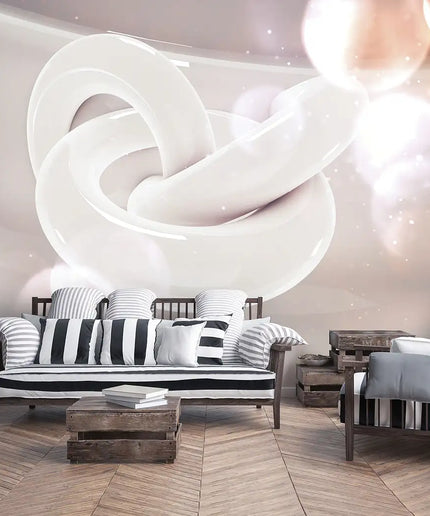 3D tapetas, pastelinė spiralė - 12552VEKW