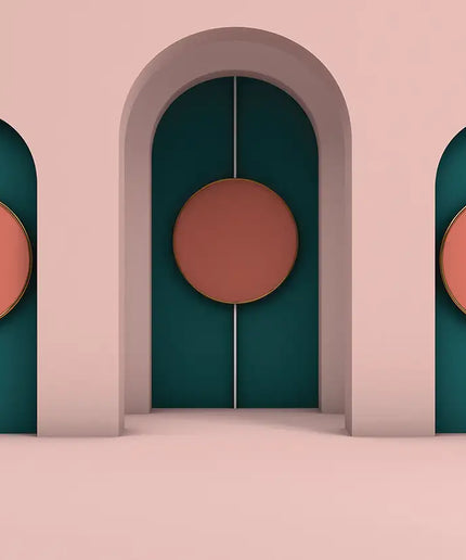 3D tapetas, spalvotos arkos - 13746VEKW
