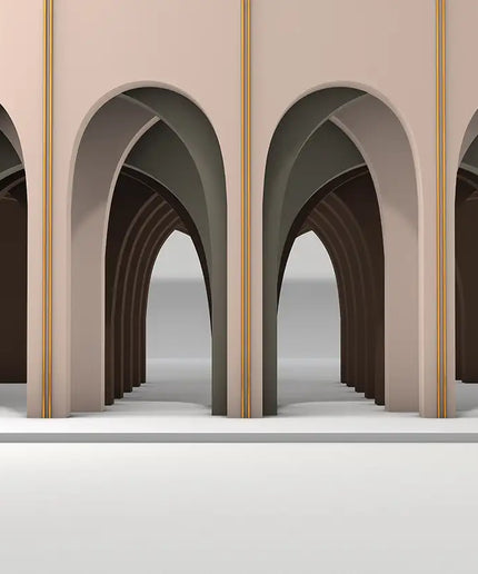 3D tapetas, spalvotos arkos - 13748VEKW
