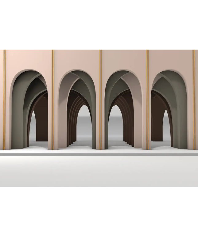 3D tapetas, spalvotos arkos - 13748VEKW