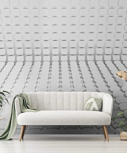 3D tapetas, perspektyva iš figūrų - 2652VEKW
