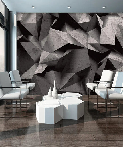 3D tapetas, betono abtsrakcija - 3062VEEB