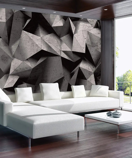 3D tapetas, betono abtsrakcija - 3062VEEB