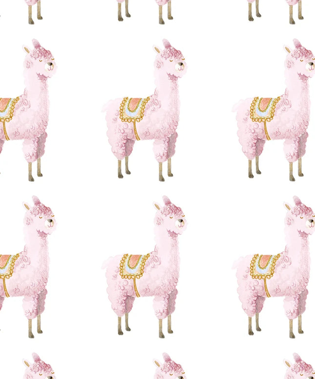 Flizelininiai tapetai, Alpaca Rebel Pink - R18131
