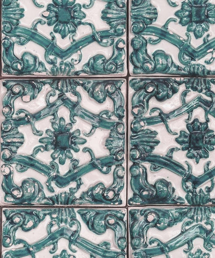 Flizelininiai tapetai, Artisan Tiles, Brazilian Green - R18548